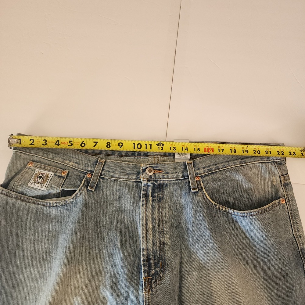 D29 Cinch Mens Relaxed Fit White Label Light Wash Jeans MB92834012 Size 42x34 - Picture 4 of 9